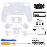 eXtremeRate Remappable Rise4 Remap Kit for PS5 Controller BDM-010/020 - Clear - YPFM5001