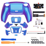 eXtremeRate Remappable Rise4 Remap Kit for PS5 Controller BDM-010/020 - Chameleon Purple Blue - YPFP3008