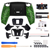 eXtremeRate Remappable Rise4 Remap Kit for PS5 Controller BDM-010/020 - Textured Green - YPFP3010