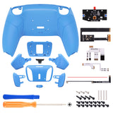 eXtremeRate Remappable Rise4 Remap Kit for PS5 Controller BDM-010/020 - Rubberized Starlight Blue - YPFU6006