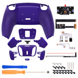 eXtremeRate Remappable Rise4 Remap Kit for PS5 Controller BDM-010/020 - Rubberized Galactic Purple - YPFU6007