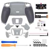 eXtremeRate Remappable Rise4 Remap Kit for PS5 Controller BDM-010/020 - Rubberized Classic Gray - YPFU6012