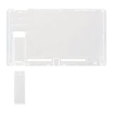 eXtremeRate Transparent Clear Console Back Plate DIY Replacement Housing Shell Case with Kickstand for Nintendo Switch Console - ZM501