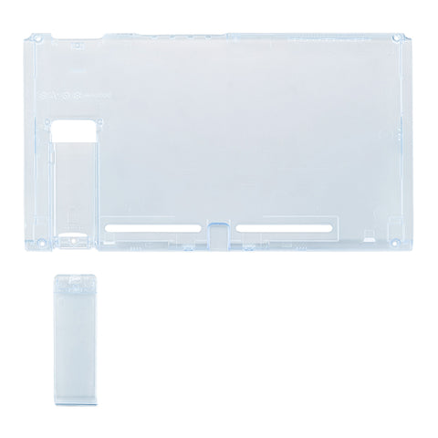 eXtremeRate Glacier Blue Console Back Plate DIY Replacement Housing Shell Case with Kickstand for Nintendo Switch Console - ZM506