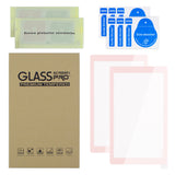 eXtremeRate 2 Pack Peach Blossoms Pink Border Transparent HD Saver Protector Film, Tempered Glass Screen Protector for Nintendo Switch Lite [Anti-Scratch, Anti-Fingerprint, Shatterproof, Bubble-Free] - HL706