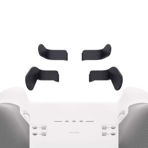 eXtremeRate 4 pcs Metal Black Replacement Stainless Steel Paddles for Xbox One Elite Controller Seies 2 - IL304