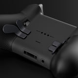 eXtremeRate 4 pcs Metal Black Replacement Stainless Steel Paddles for Xbox One Elite Controller Seies 2 - IL304
