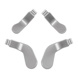 eXtremeRate 4 pcs Metal Silver Replacement Stainless Steel Paddles for Xbox One Elite Controller Seies 2 - IL310