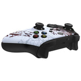 eXtremeRate Clown HAHAHA ASR Version Front Housing Shell with Accent Rings for Xbox Series X/S Controller, Custom Soft Touch Cover Faceplate for Xbox Core Controller Model 1914 - Controller NOT Included - YX3T112