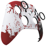 eXtremeRate Blood Zombie ASR Version Front Housing Shell with Accent Rings for Xbox Series X/S Controller, Custom Soft Touch Cover Faceplate for Xbox Core Controller Model 1914 - Controller NOT Included - YX3T113