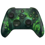 eXtremeRate ASR Version Performance Rubberized Full Set Shell Buttons with Redesigned Grip Diamond Texture Handles Backplate Case for Xbox Series X/S & Xbox Core Controller - Dark Carnival - GVNX3T002