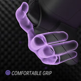 eXtremeRate ASR Version Performance Redesigned Full Set Shell Buttons with Ergonomic Trigger Stop Rubberized Grip for Xbox Series X/S Controller & Xbox Core Controller - Diamond Textured Black - KDXX3C007