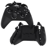 eXtremeRate ASR Version Performance Redesigned Full Set Shell Buttons with Ergonomic Trigger Stop Rubberized Grip for Xbox Series X/S Controller & Xbox Core Controller - Diamond Textured Black - KDXX3C007