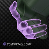 eXtremeRate ASR Version Performance Redesigned Full Set Shell Buttons with Ergonomic Trigger Stop Rubberized Grip for Xbox Series X/S Controller & Xbox Core Controller - Diamond Deep Pine Green - KDXX3C002