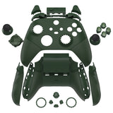 eXtremeRate ASR Version Performance Redesigned Full Set Shell Buttons with Ergonomic Trigger Stop Rubberized Grip for Xbox Series X/S Controller & Xbox Core Controller - Diamond Deep Pine Green - KDXX3C002