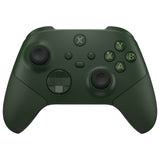 eXtremeRate ASR Version Performance Redesigned Full Set Shell Buttons with Ergonomic Trigger Stop Rubberized Grip for Xbox Series X/S Controller & Xbox Core Controller - Diamond Deep Pine Green - KDXX3C002