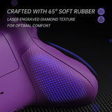 eXtremeRate ASR Version Performance Redesigned Full Set Shell Buttons with Ergonomic Trigger Stop Rubberized Grip for Xbox Series X/S Controller & Xbox Core Controller - Diamond Mist Purple - KDXX3C004