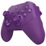 eXtremeRate ASR Version Performance Redesigned Full Set Shell Buttons with Ergonomic Trigger Stop Rubberized Grip for Xbox Series X/S Controller & Xbox Core Controller - Diamond Mist Purple - KDXX3C004
