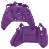 eXtremeRate ASR Version Performance Redesigned Full Set Shell Buttons with Ergonomic Trigger Stop Rubberized Grip for Xbox Series X/S Controller & Xbox Core Controller - Diamond Mist Purple - KDXX3C004