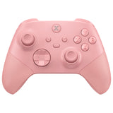 eXtremeRate ASR Version Performance Redesigned Full Set Shell Buttons with Ergonomic Trigger Stop Rubberized Grip for Xbox Series X/S Controller & Xbox Core Controller - Diamond Pale Red - KDXX3C003