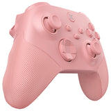 eXtremeRate ASR Version Performance Redesigned Full Set Shell Buttons with Ergonomic Trigger Stop Rubberized Grip for Xbox Series X/S Controller & Xbox Core Controller - Diamond Pale Red - KDXX3C003