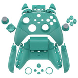 eXtremeRate ASR Version Performance Redesigned Full Set Shell Buttons with Ergonomic Trigger Stop Rubberized Grip for Xbox Series X/S Controller & Xbox Core Controller - Diamond Teal Green - KDXX3C005
