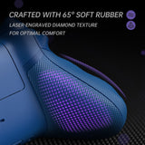 eXtremeRate ASR Version Performance Redesigned Full Set Shell Buttons with Ergonomic Trigger Stop Rubberized Grip for Xbox Series X/S Controller & Xbox Core Controller - Diamond Yale Blue - KDXX3C001