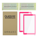 eXtremeRate 2 Pack Bright Pink Border Transparent HD Saver Protector Film, Tempered Glass Screen Protector for Nintendo Switch Lite [Anti-Scratch, Anti-Fingerprint, Shatterproof, Bubble-Free] - HL740