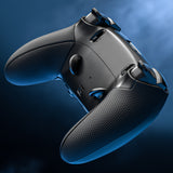 eXtremeRate Beyond-ARC Bottom Shell Kit with Rubberised Grip for PS5 Edge Controller - Black - CKREGU001