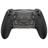 eXtremeRate Beyond-ARC Full Set Shell Buttons with 6-in-1 Swappable Thumbsticks for PS5 Edge Controller - Clear Black - QNVEGM003