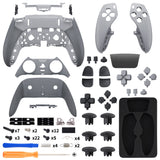 eXtremeRate Beyond-ARC Full Set Shell Buttons with 6-in-1 Swappable Thumbsticks for PS5 Edge Controller - Dark Gray & New Hope Gray - QNVEGM004