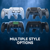 eXtremeRate Beyond-ARC Full Set Shell Buttons with 6-in-1 Swappable Thumbsticks for PS5 Edge Controller - White - QNVEGM001