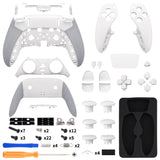 eXtremeRate Beyond-ARC Full Set Shell Buttons with 6-in-1 Swappable Thumbsticks for PS5 Edge Controller - White - QNVEGM001