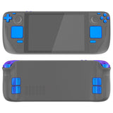 eXtremeRate Chameleon Purple Blue Replacement Full Set Buttons for Steam Deck LCD - JESDP004