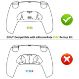 eXtremeRate Cobalt Blue Replacement Redesigned K1 K2 Back Button Housing Shell for PS5 Controller eXtremerate RISE Remap Kit - Controller & RISE Remap Board NOT Included - WPFM5013