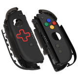 eXtremeRate D-Pad Version Replacement Full Set Shell Case with Buttons for Joycon 2 of Nintendo Switch 2 - Deluxe Version - Black - SZMNTM007