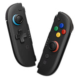 eXtremeRate D-Pad Version Replacement Full Set Shell Case with Buttons for Joycon 2 of Nintendo Switch 2 - Deluxe Version - Black - SZMNTM007