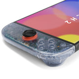 eXtremeRate D-Pad Version Replacement Full Set Shell Case with Buttons for Joycon 2 of Nintendo Switch 2 - Deluxe Version - Clear Glacier Blue - SZMNTM003