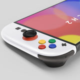 eXtremeRate D-Pad Version Replacement Full Set Shell Case with Buttons for Joycon 2 of Nintendo Switch 2 - Deluxe Version - White - SZMNTM005