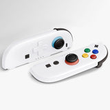 eXtremeRate D-Pad Version Replacement Full Set Shell Case with Buttons for Joycon 2 of Nintendo Switch 2 - Deluxe Version - White - SZMNTM005