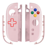 eXtremeRate D-Pad Version Replacement Full Set Shell Case with Buttons for Joycon 2 of Nintendo Switch 2 - Essence Version - Cherry Blossoms Pink - SXANTM006