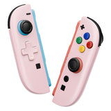 eXtremeRate D-Pad Version Replacement Full Set Shell Case with Buttons for Joycon 2 of Nintendo Switch 2 - Essence Version - Cherry Blossoms Pink - SXANTM006