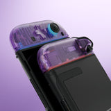 eXtremeRate D-Pad Version Replacement Full Set Shell Case with Buttons for Joycon 2 of Nintendo Switch 2 - Essence Version - Clear Atomic Purple - SXANTM001