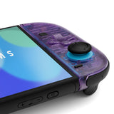 eXtremeRate D-Pad Version Replacement Full Set Shell Case with Buttons for Joycon 2 of Nintendo Switch 2 - Essence Version - Clear Atomic Purple - SXANTM001