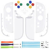 eXtremeRate D-Pad Version Replacement Full Set Shell Case with Buttons for Joycon 2 of Nintendo Switch 2 - Essence Version - White - SXANTM005