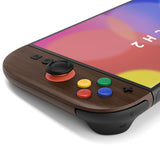 eXtremeRate D-Pad Version Replacement Full Set Shell Case with Buttons for Joycon 2 of Nintendo Switch 2 - Essence Version - Wood Grain - SXANTS001
