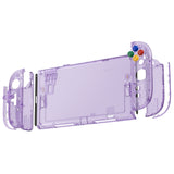 eXtremeRate D-Pad Version Replacement Full Set Shells with Buttons for Nintendo Switch 2 - Essence Version - Clear Atomic Purple - CHUNTM001