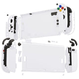eXtremeRate D-Pad Version Replacement Full Set Shells with Buttons for Nintendo Switch 2 - Deluxe Version - White - YAGNTM003