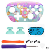 eXtremeRate DIY Replacement Faceplate Shell with Thumbsticks for Nintendo Switch 2 Pro Controller - Donut Odyssey - CNLPTR007