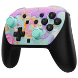 eXtremeRate DIY Replacement Faceplate Shell with Thumbsticks for Nintendo Switch 2 Pro Controller - Donut Odyssey - CNLPTR007